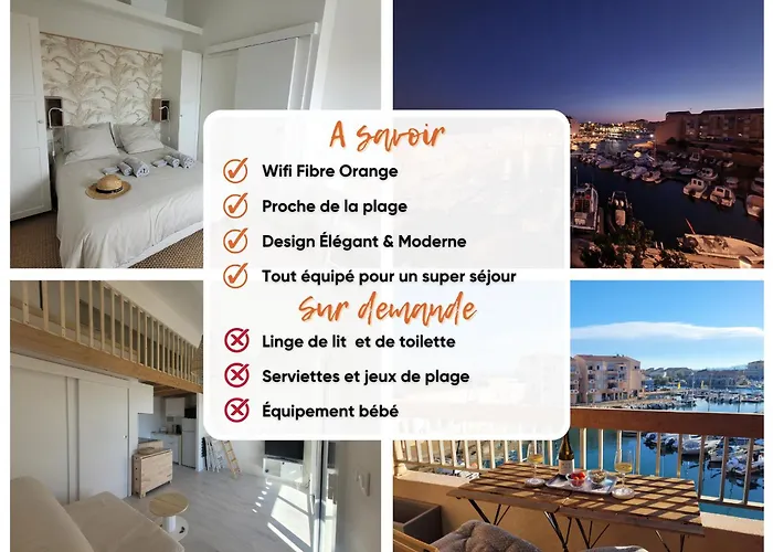 Apartment Berea - Les Cormorans - Vue Port Et Frontignan